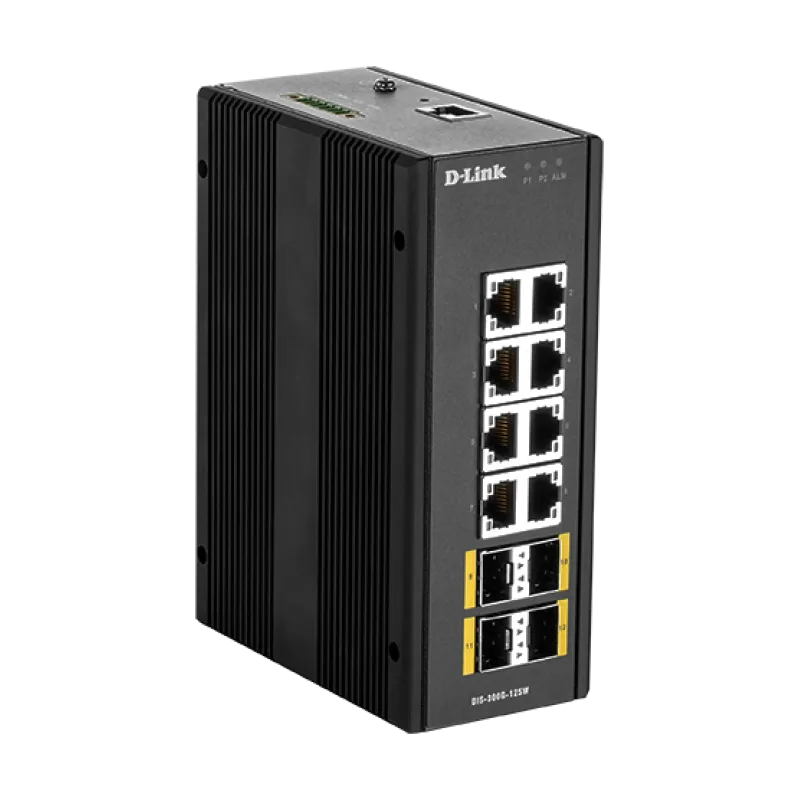D-Link DIS-300G-12SW Industrial Gigabit Managed Switch with SFP slots DIS-300G-12SW