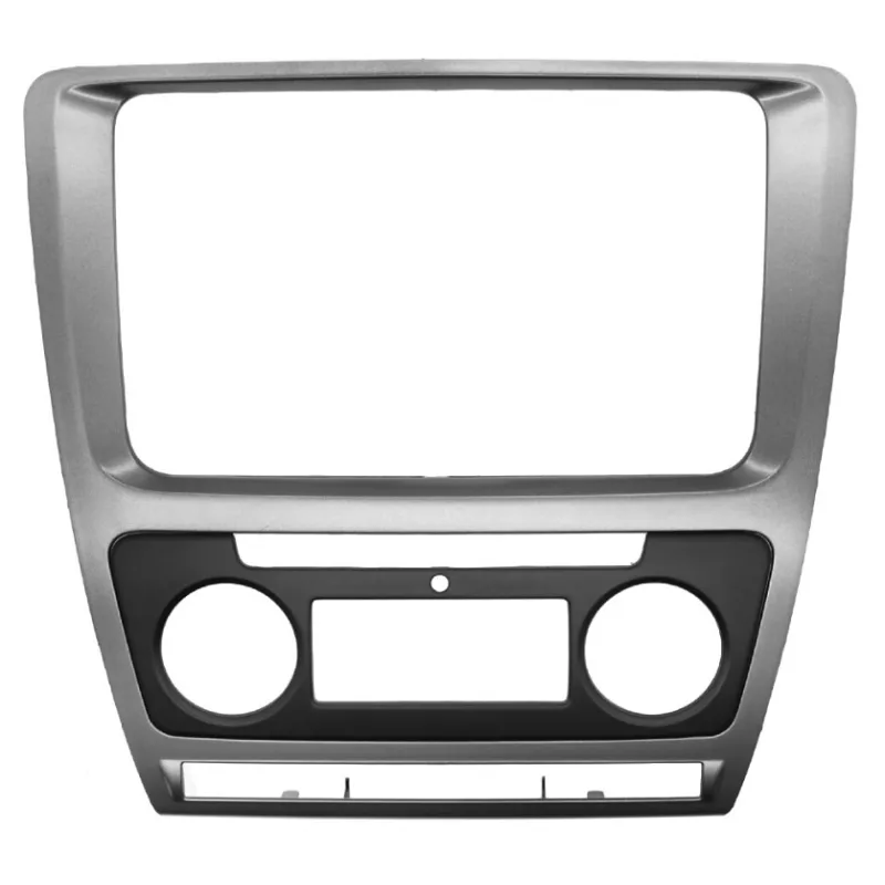 2DIN Rámeček pro Škoda Octavia II Facelift s automatickou klimatizací CB004