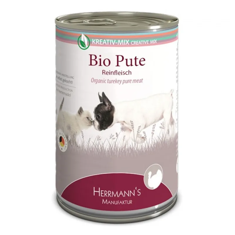 Herrmanns BIO Morčacie mäso, konzerva 400 g