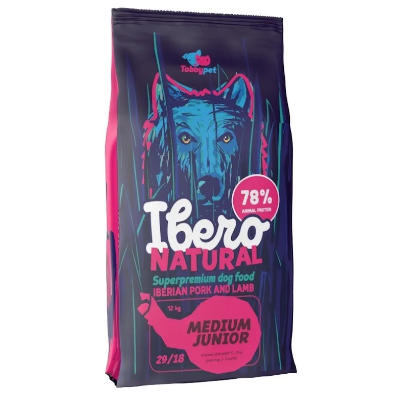 IBERO GF Ibero Natural Dog Medium Junior - 4x3kg
