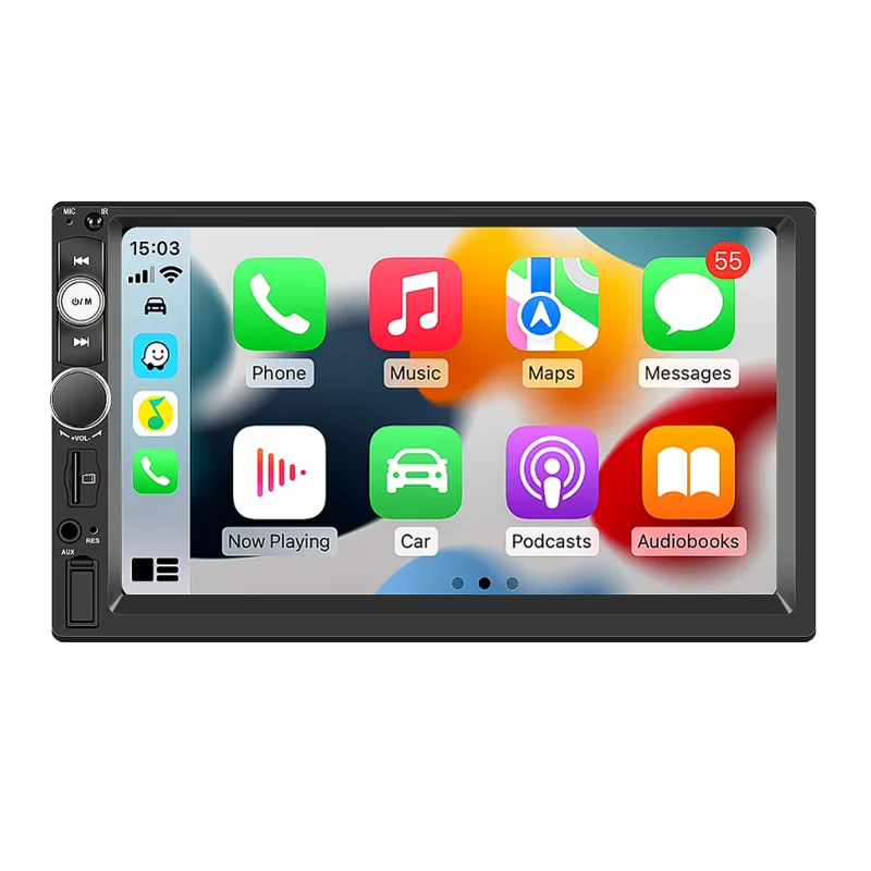 Podofo 2DIN autorádio 7515B s CarPlay a Handsfree B032
