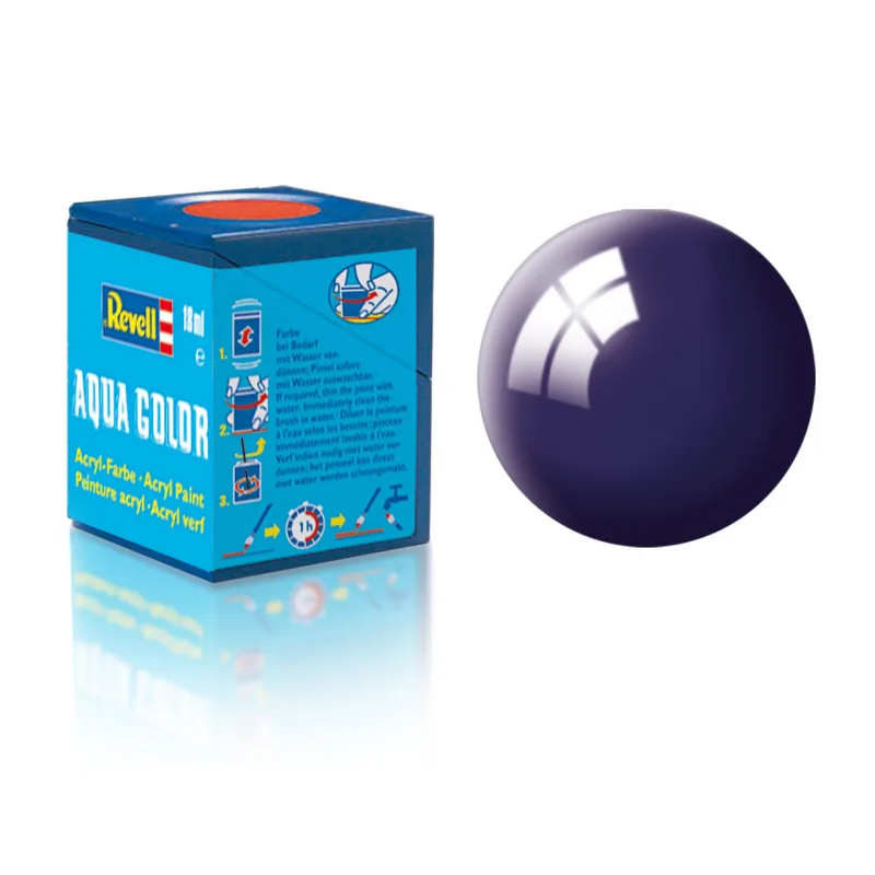 Revell Farba Revell akrylová - 36154: lesklá nočná modrá (night blue gloss)