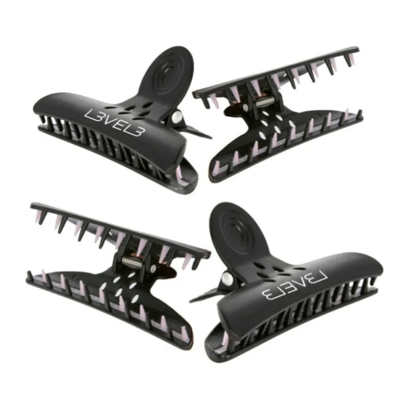 Profesionálna štipca do vlasov L3VEL3 Hair claw clips - 4 ks