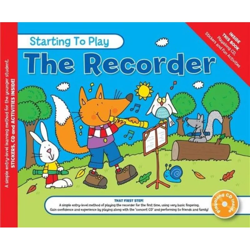 Starting To Play The Recorder Book & CD