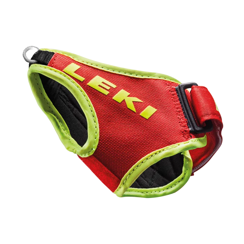 Poutka na běžecké hole Leki Strap Shark red/neon yellow