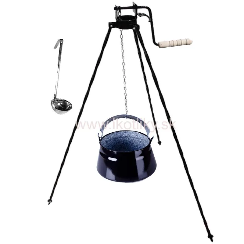 Kotlík na ryby 10L + Stojan s kladkou