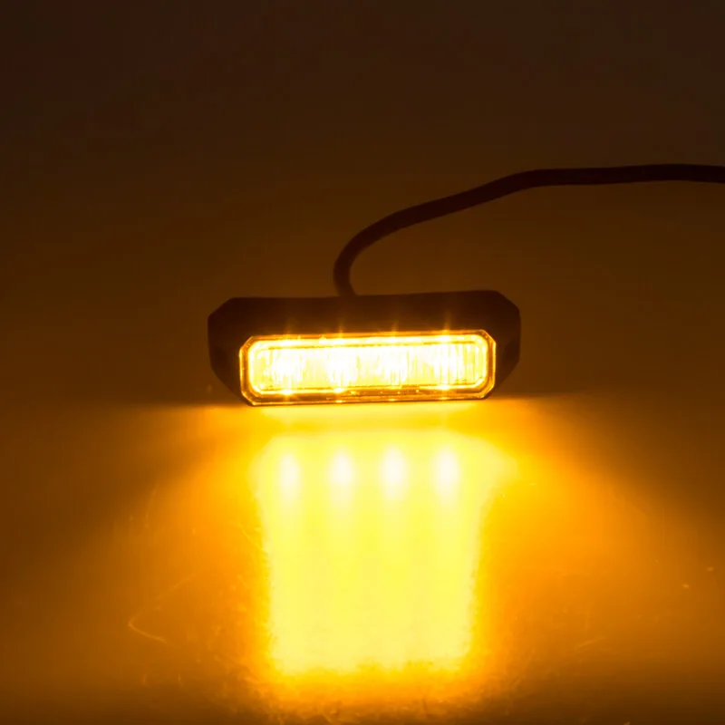 PREDATOR 4x3W LED, 12-24V, oranžový, ECE R65 kf004e3w