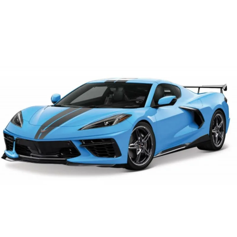 Maisto Chevrolet Corvette Stingray Coupe (High Wing), 2020, Modrá 1:18