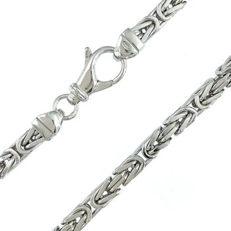 Strieborná pánska retiazka kráľovská dĺžka retiazky 50cm