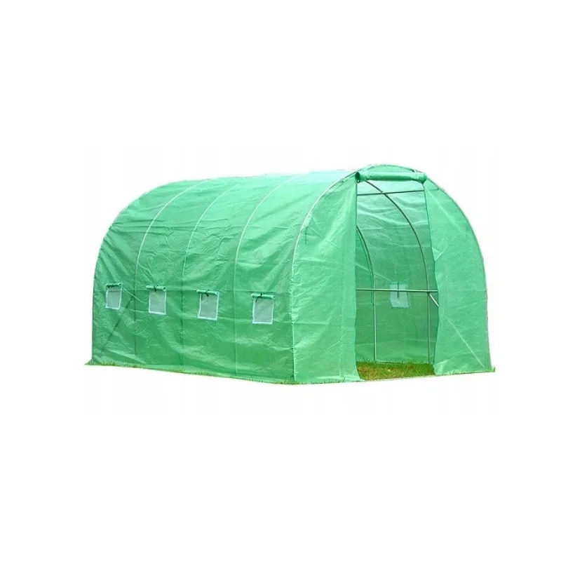 Ekspan Fóliový tunelový skleník, UV odolná plachta, ocelový rám 2,5x5m Barva: Zelená
