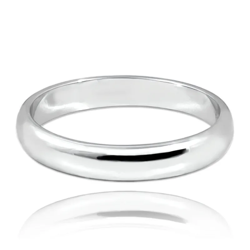 MINET+ Strieborný prsteň 4 mm MINET JMAN0447SR, 66