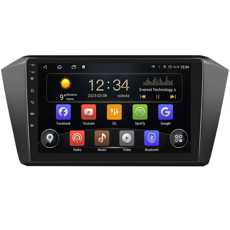 Isudar 2DIN autorádio T75-IEV81 Android, Volkswagen Passat B8 T75-UN08/A7340