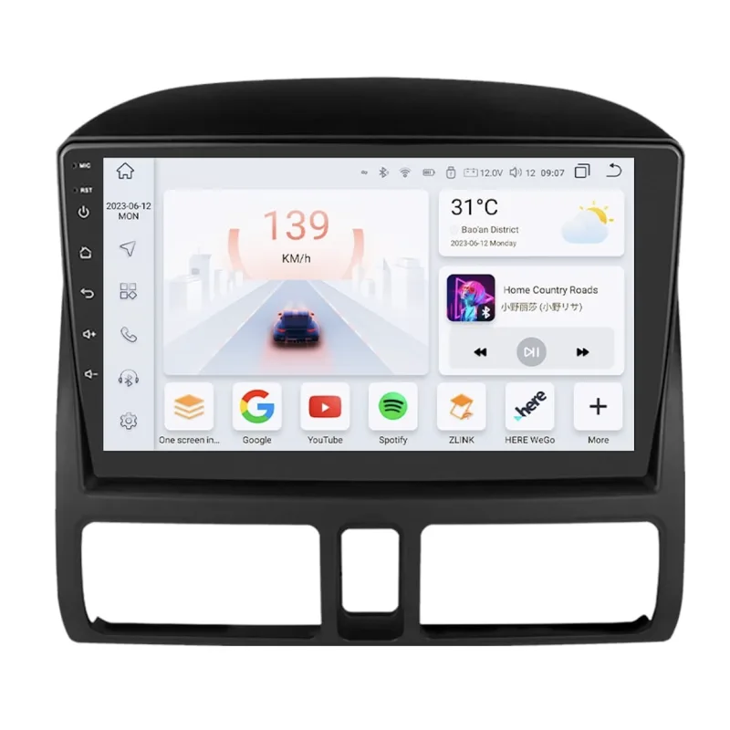 HIZPO KXHDCRV92 Autorádio 9" Android 13 pro Honda CR-V (2001-2006) Model: S9008 (8+128GB) CHR1772