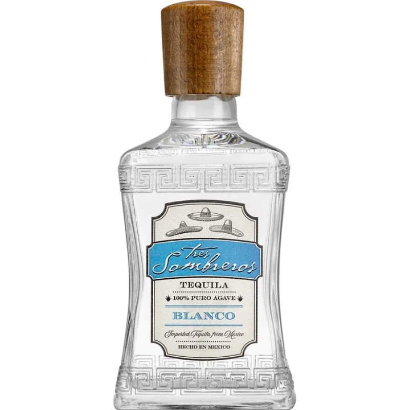 Tres Sombreros Tequila Blanco 38% 0,7l
