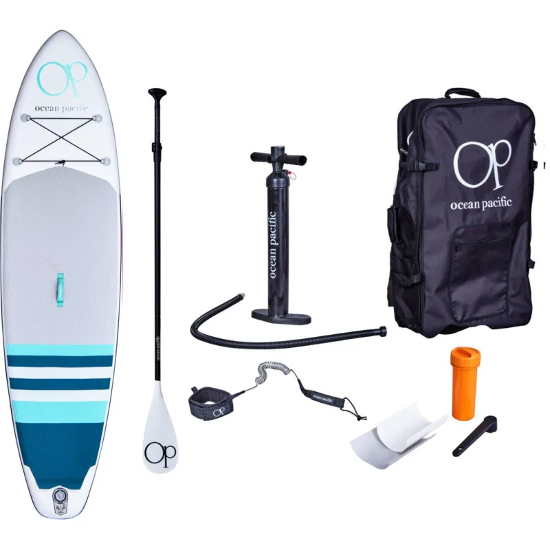 Paddleboard Ocean Pacific Malibu All Round 10'6 White/Grey/Teal + príslušenstvo