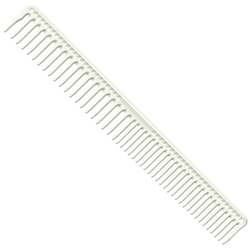 JRL Professional Kadernícky hrebeň JRL Long round tooth cutting comb J306 - biely