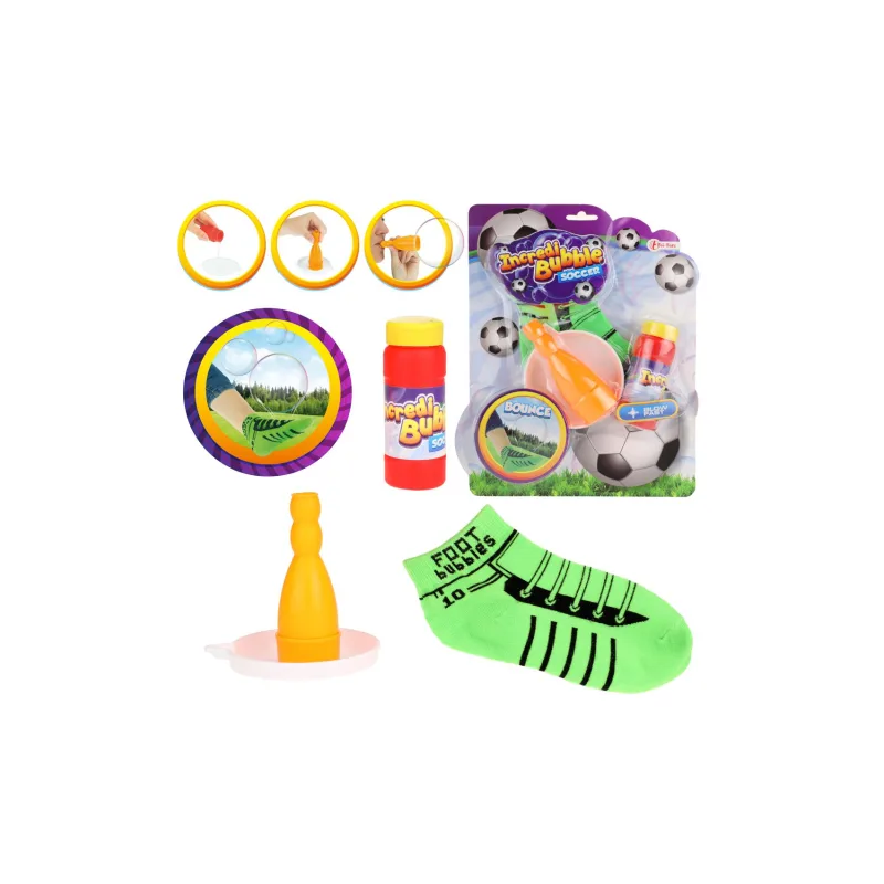 Teddies Bublifuk neuveriteľný futbal s doplnkami na karte 22x27x5cm