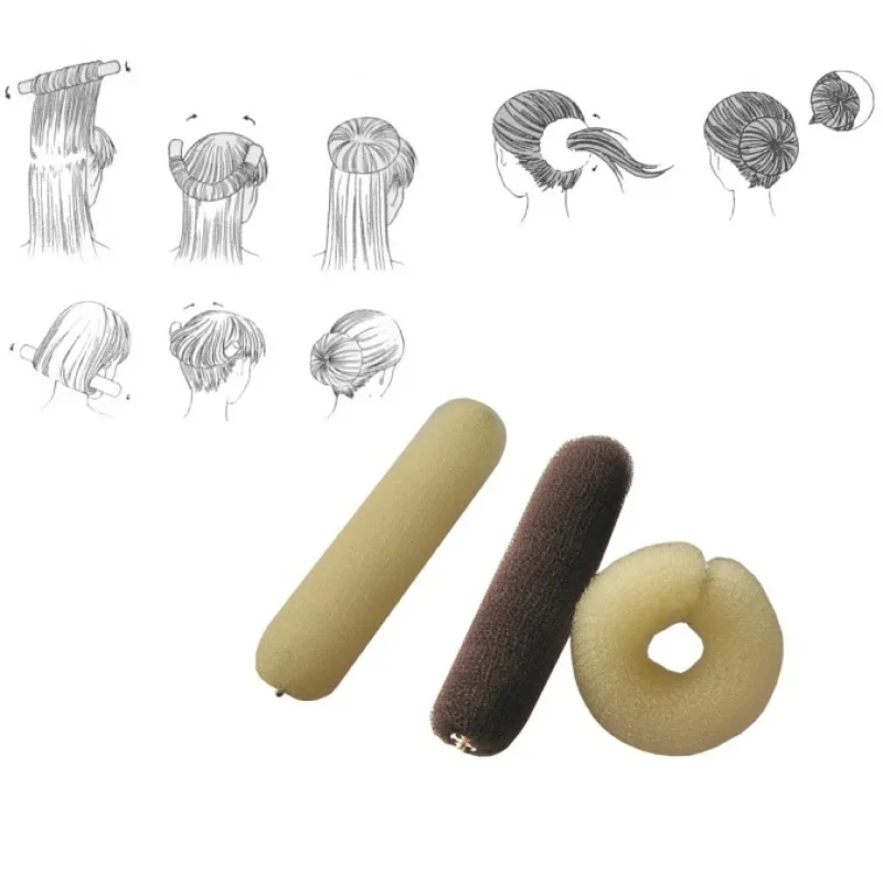 DUKO-EXIM DUKO Pomôcky Kadernícka vypchavka do drdolu zakončená patentkou 150mm - svetlá