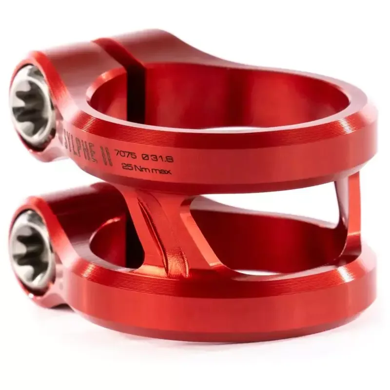 Ethic Sylphe Double Clamp V2 31.8 Red