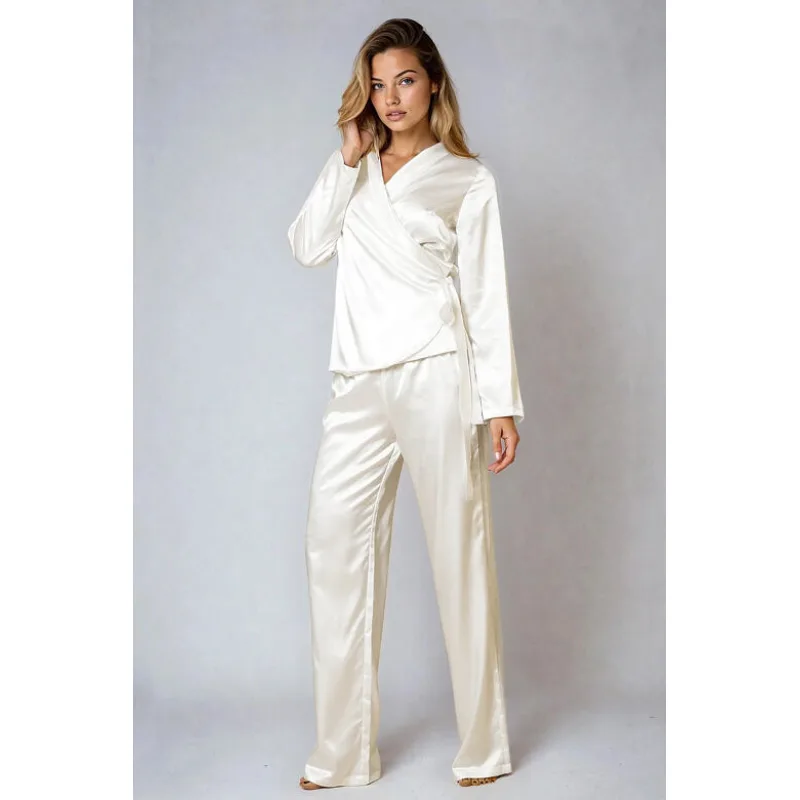 Saténový komplet Rawa ecru XXL