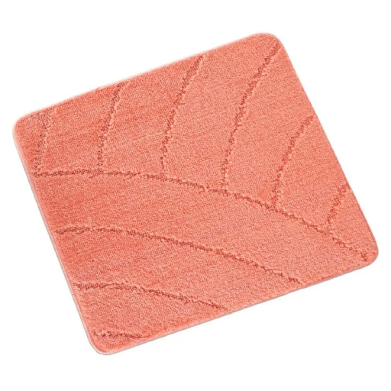 Bellatex Předložka na WC BANY bez výkroje, Oblouk lososová - 60x50 cm