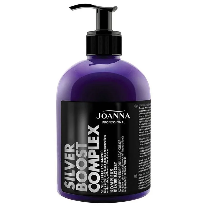 JOANNA Professional Silver Boost Shampoo 500ml - šampon neutralizující žluté tóny