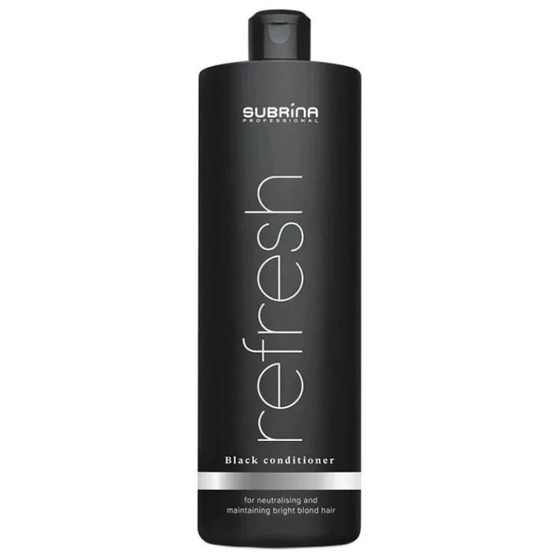 SUBRÍNA Refresh Black Conditioner 1000ml - čierny kondicionér pre chladný odtieň blond vlasov
