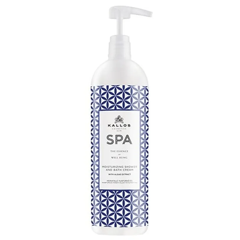 KALLOS SPA Moisturizing Shower and Bath Cream 1000ml - hydratačný sprchový gél