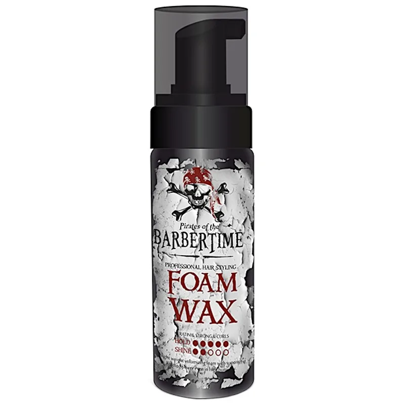 Pirates of the BARBERTIME BARBERTIME Foam Wax 150ml - pánsky penový vosk s keratínom pre objem vlasov
