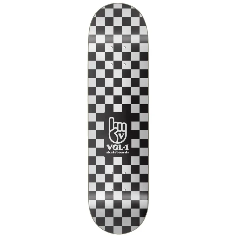 Vol.1 Checker Skate Deska (8.25"|Černá)