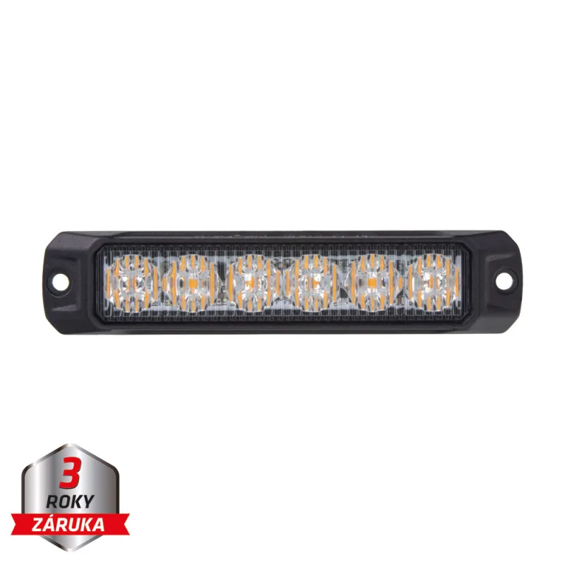 PROFI výstražné LED světlo vnější, oranžové, 12-24V, ECE R65 CH-060A