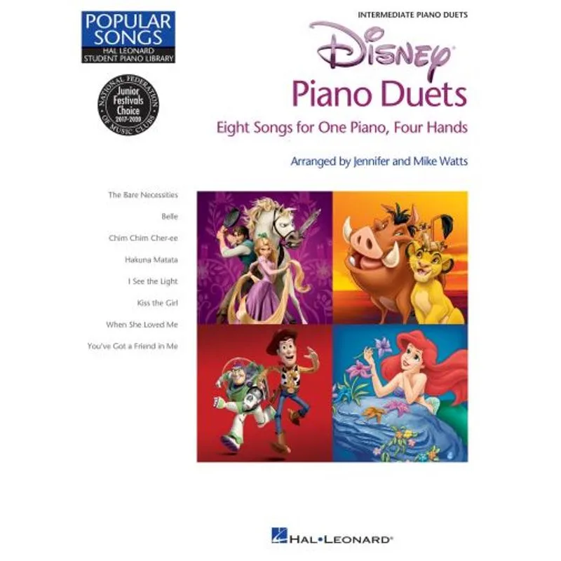 Hal Leonard Disney Piano Duets
