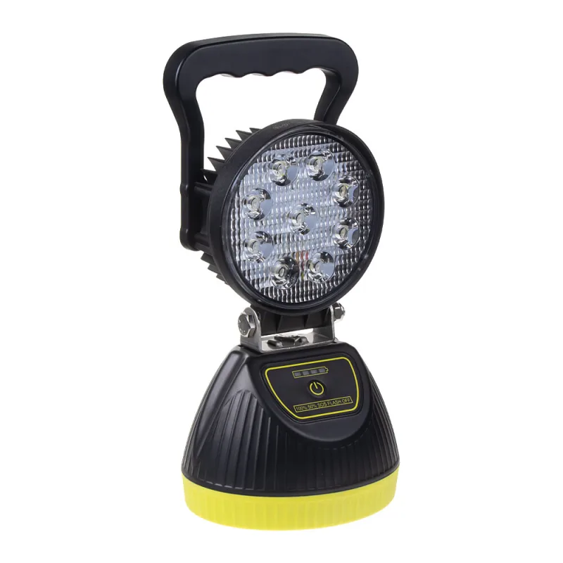 AKU LED světlo s magnetem, 9x3W, powerbanka wl-Li07