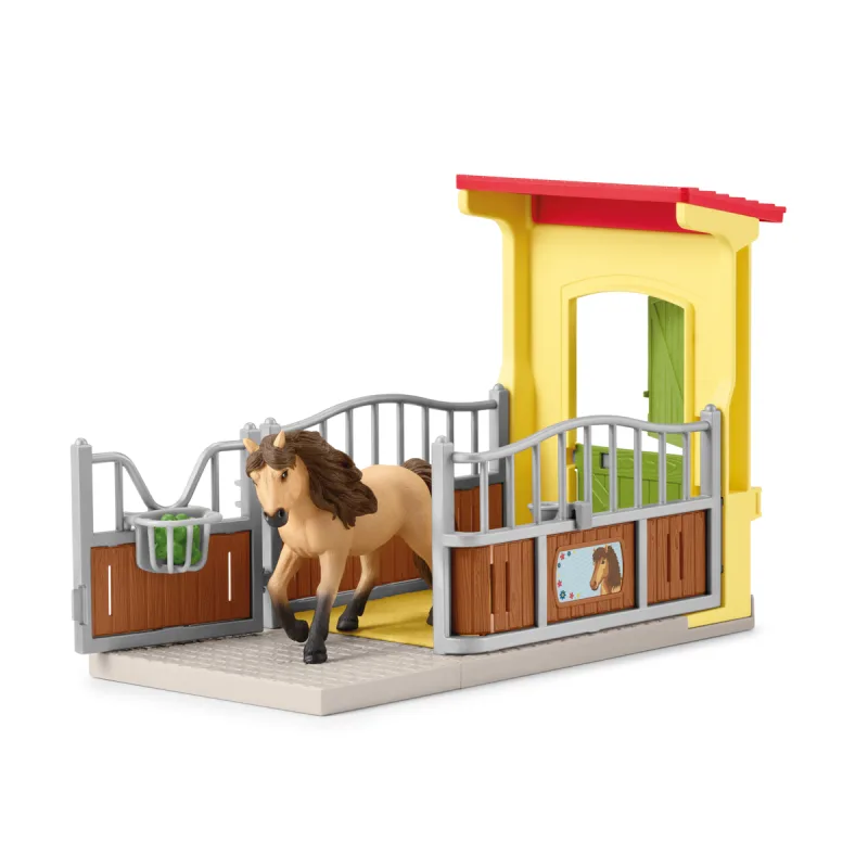 Schleich 42609 Malá stajňa pre Islandského poníka