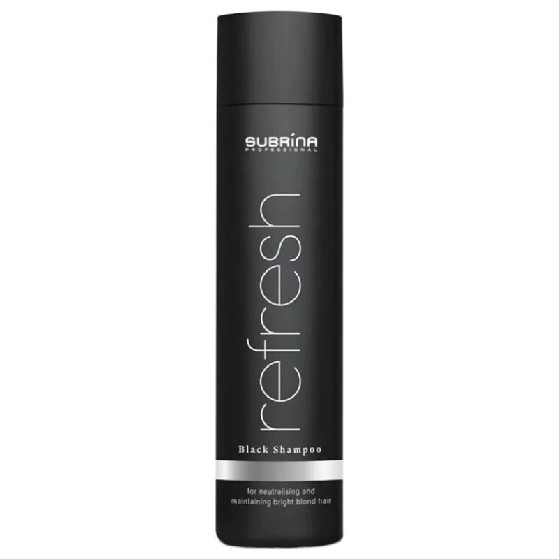 SUBRÍNA Refresh Black Shampoo 250ml - čierny šampón pre chladný odtieň blond vlasov