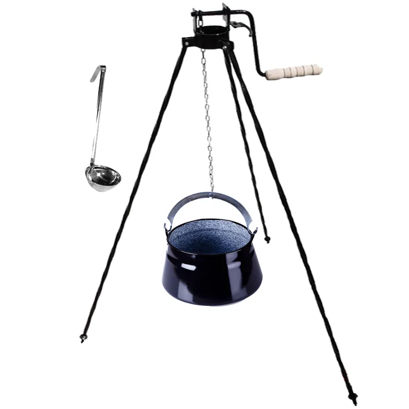 Kotlík na ryby 8L + Stojan s kladkou