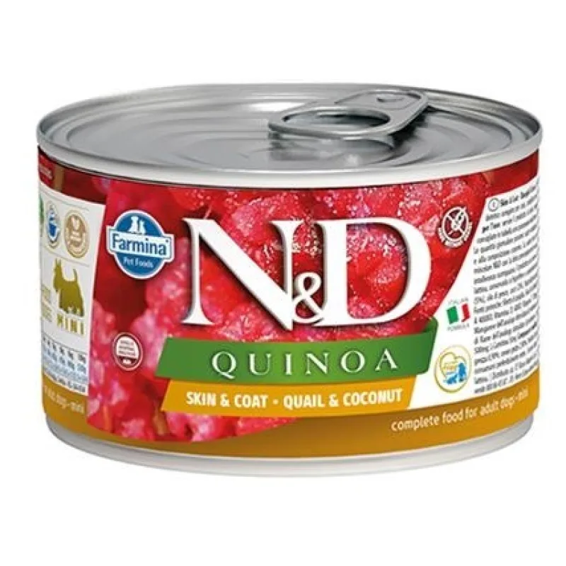 Farmina N&D dog QUINOA Quail & Coconut konzerva 285 g