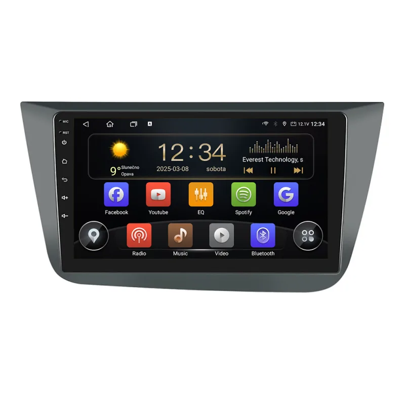 Isudar 2DIN autorádio T72-IEV29 Android, Seat Altea / Toledo B200