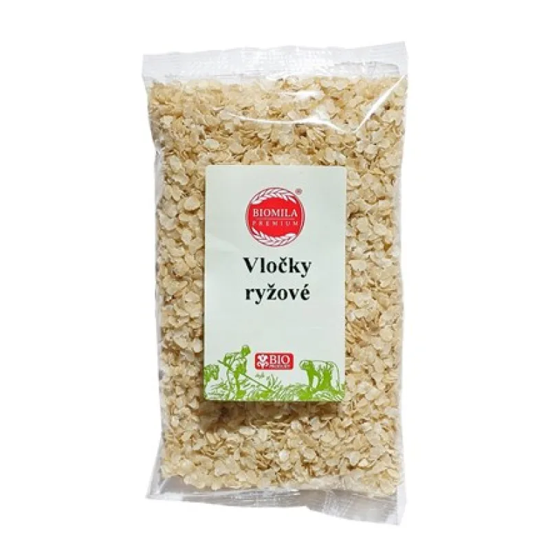 BIOMILA Vločky ryžové BIO 200 g