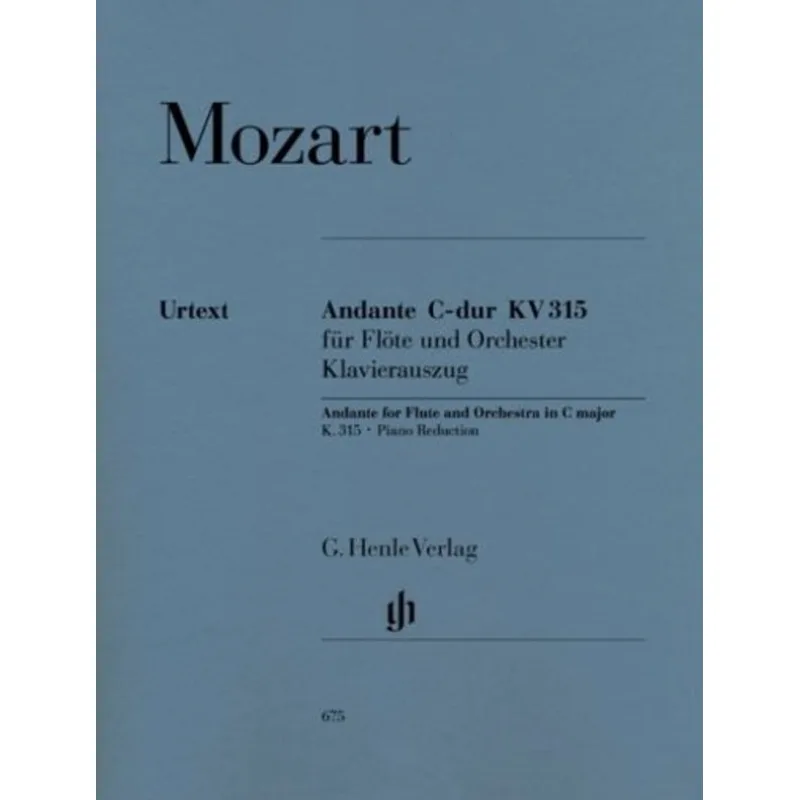 G. Henle Verlag Andante for Flute and Orchestra C major KV 315
