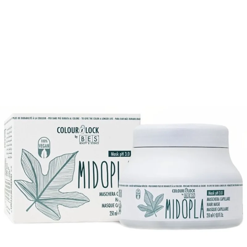 BES Colour Lock Maschera Midopla pH 3,0 - regeneračná maska pre farbené vlasy 250ml