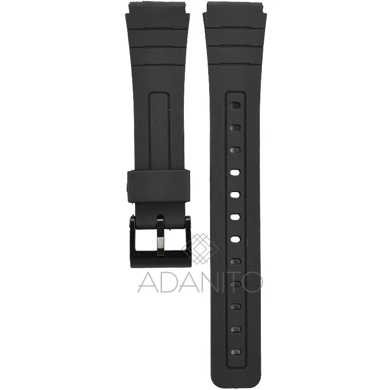 Plastový remienok na hodinky CASIO F-91W F-105W F-106W ADANITO AT1371B