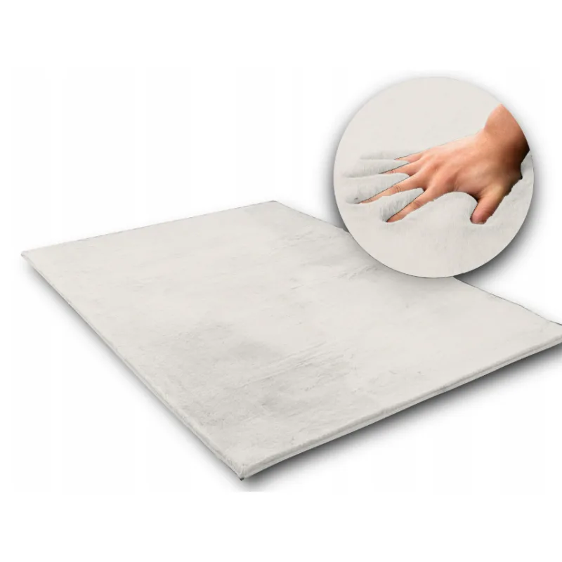 Tutumi Hodvábny koberec Rabbit - WHITE ECRU Rozměr: 150 x 100