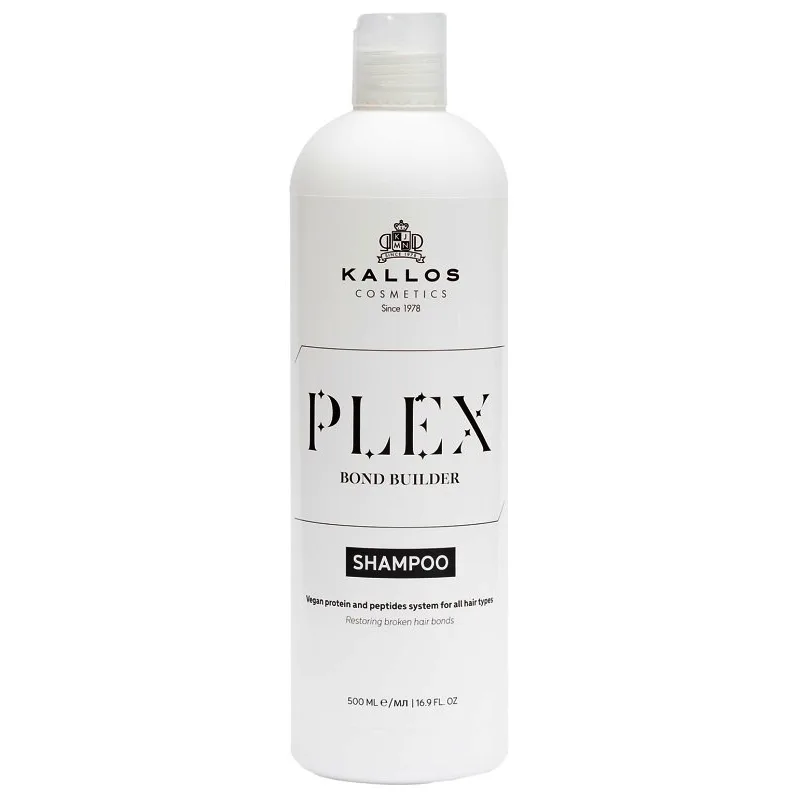 KALLOS Plex Bond Builder Shampoo 500ml - šampón na obnovu poškodených vlasov