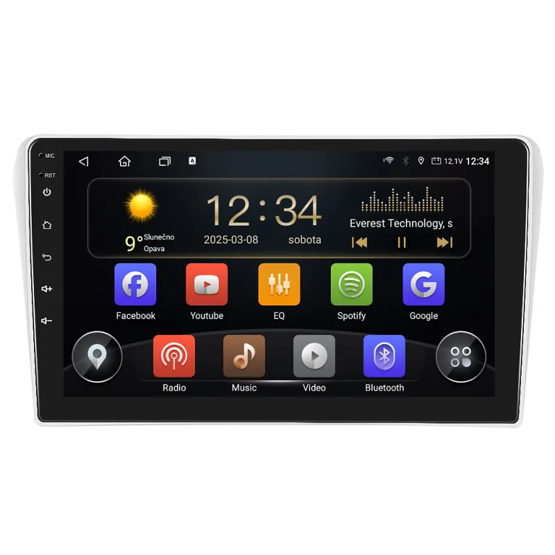 Isudar 2DIN autorádio T72-IEV117 Android, Toyota Avensis T250 T72-UN08M/A7209