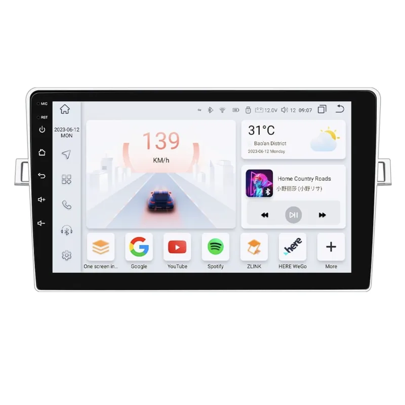 HIZPO KXTYVS92 Autorádio 9" Android pro Toyota Verso Model: P9002CP (2+32GB) CHR1083_RAM2