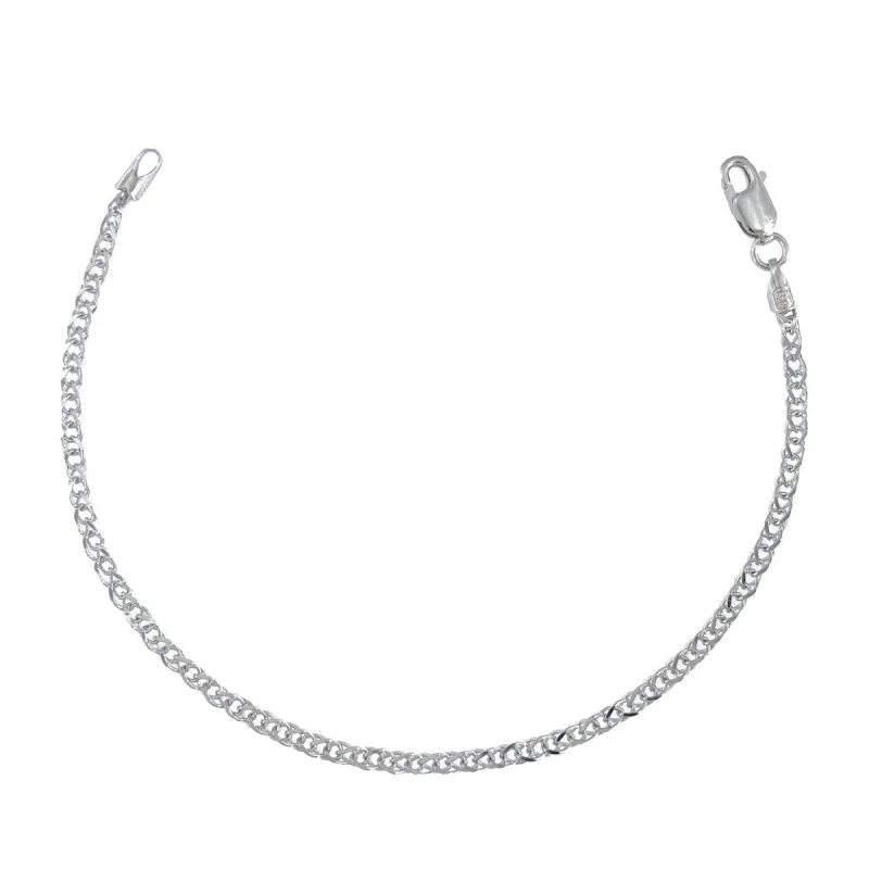 Strieborný náramok spiga RADA DC dĺžka náramku 17cm