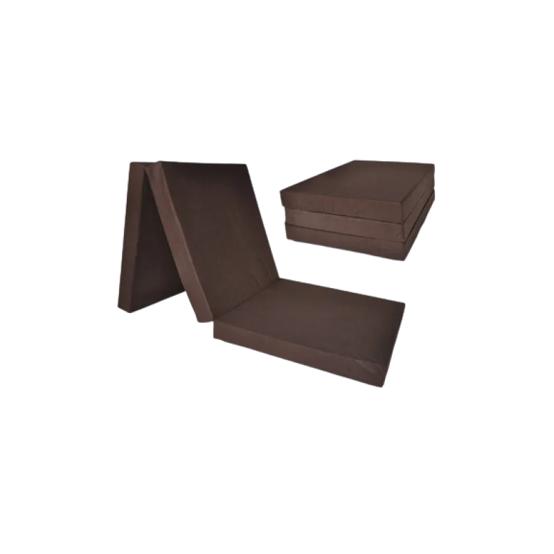 FIMEX Rozkladacie matrace pre hostí UNI 80x195x15cm Vzor: hnědá