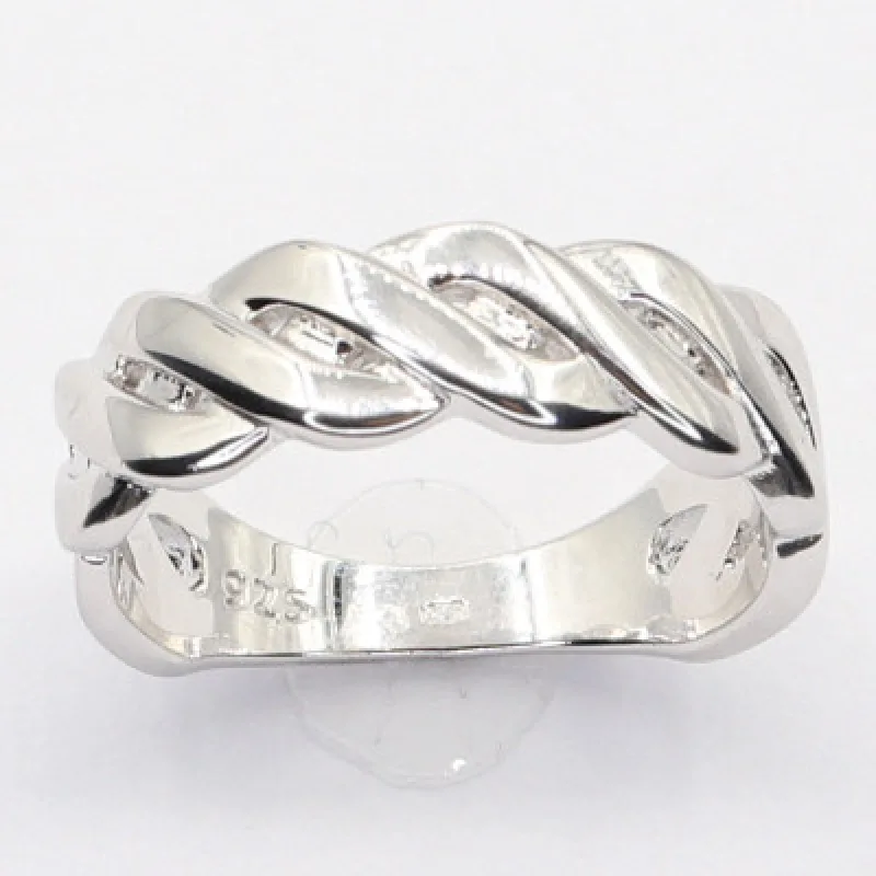 Strieborný prsteň KA R3324, 52