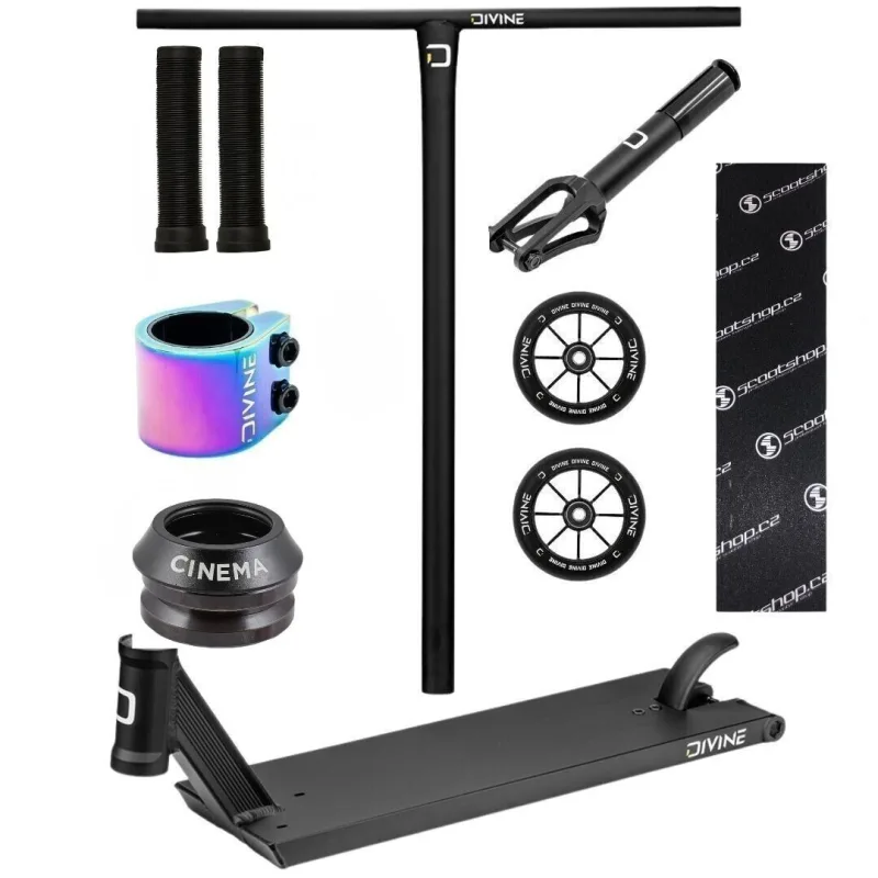 Freestyle koloběžka Custom Divine Street 6" 560 mm Černá